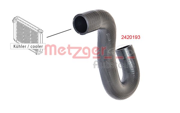 METZGER 2420193 Kühlerschlauch